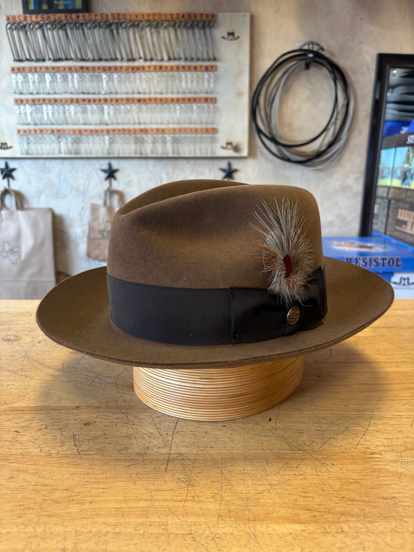 Steteson Pinnacle Beaver Fur Felt Fedora