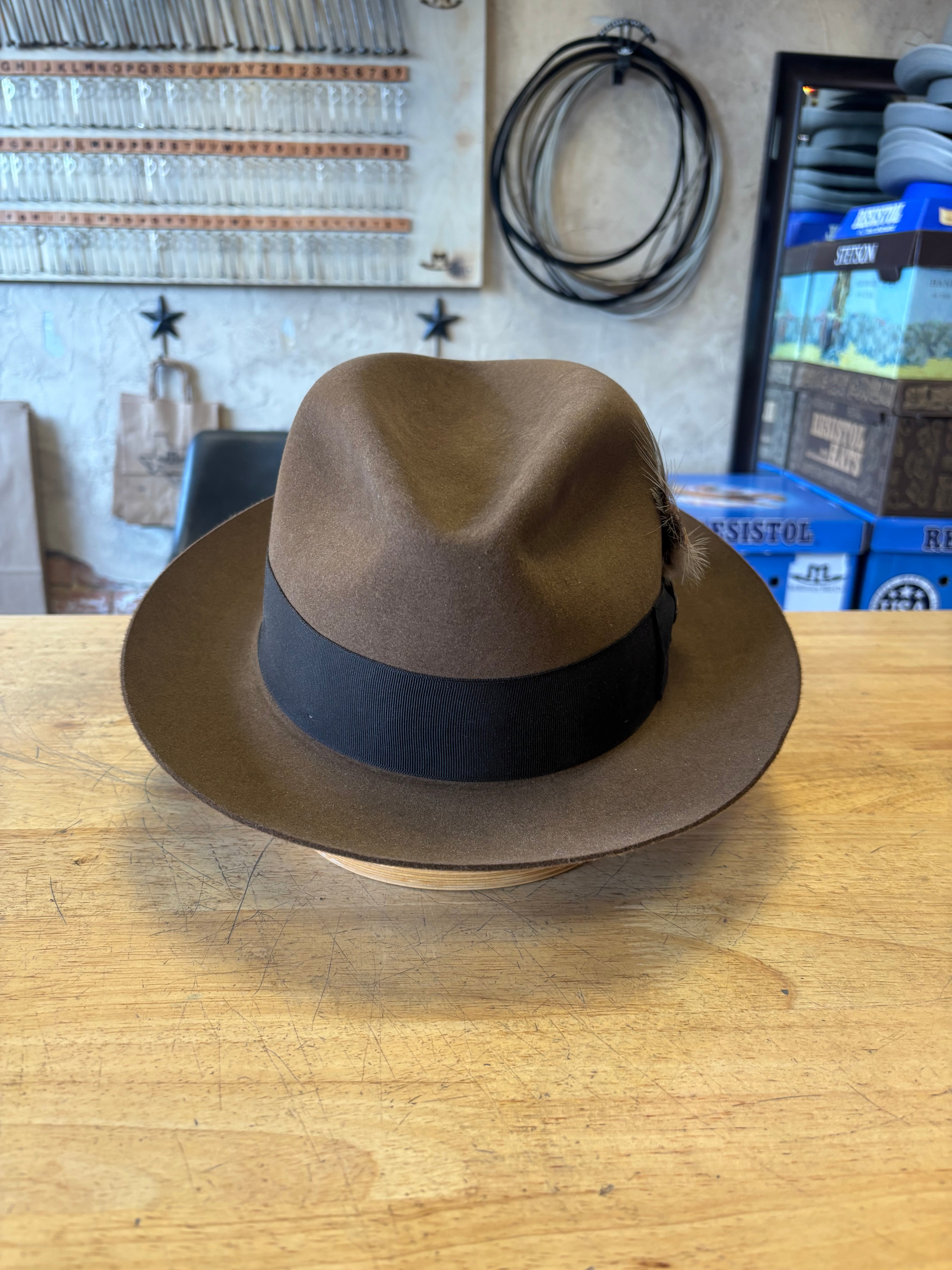 Steteson Pinnacle Beaver Fur Felt Fedora – McKinney Hat Company