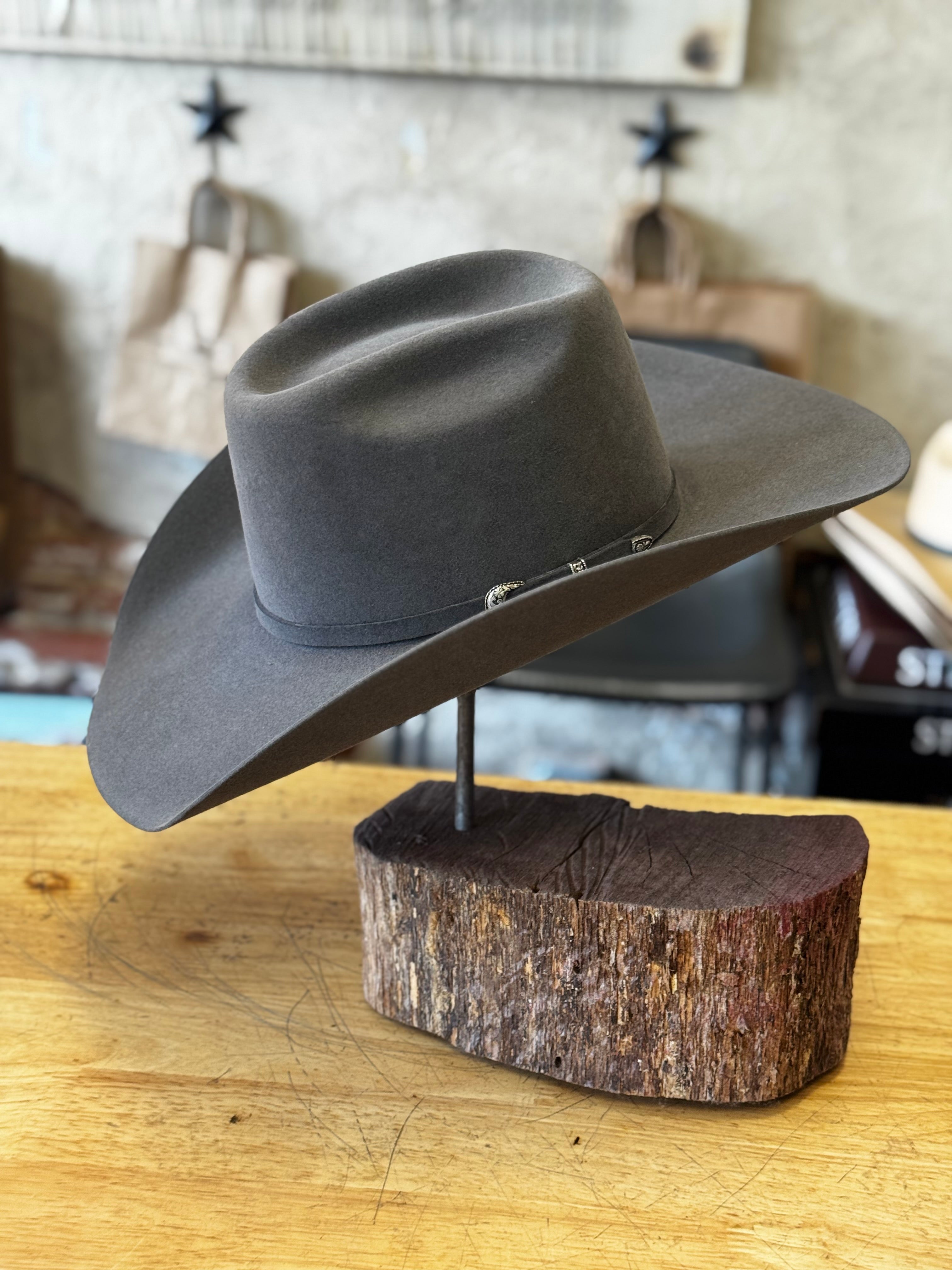 帽子 Resistol Cody Johnson Felt Cowboy Hat Resistol Unisex Gray Cowboy Hat | JW Stores