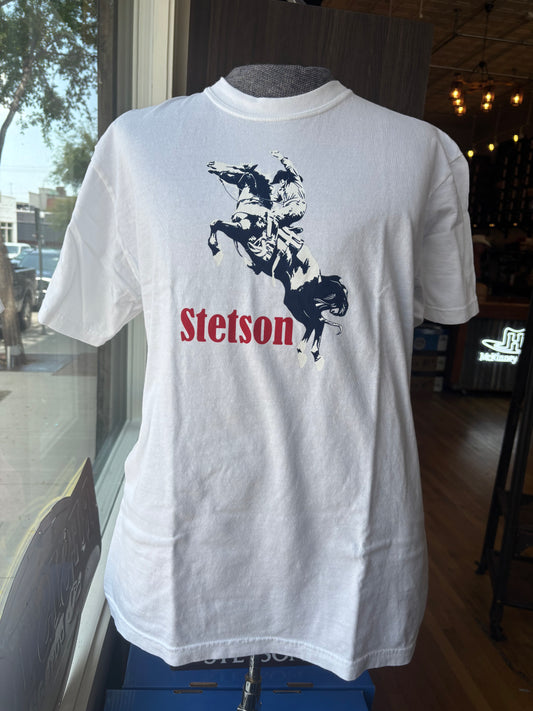 Stetson Bucking Bronco Shirt - White