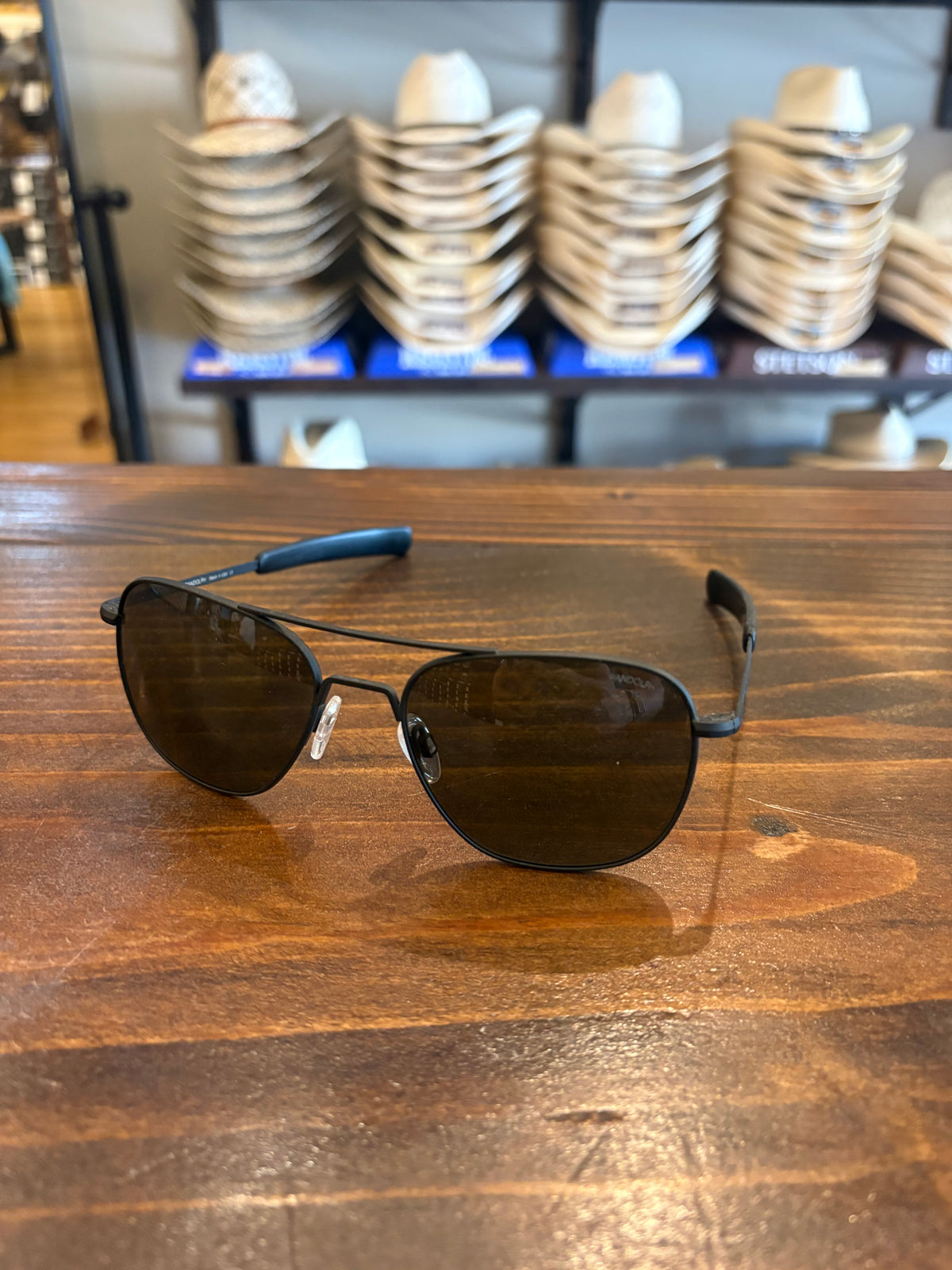 Randolph Sunglasses - Aviator - Military Special Edition - Matte Black - Non-Polarized