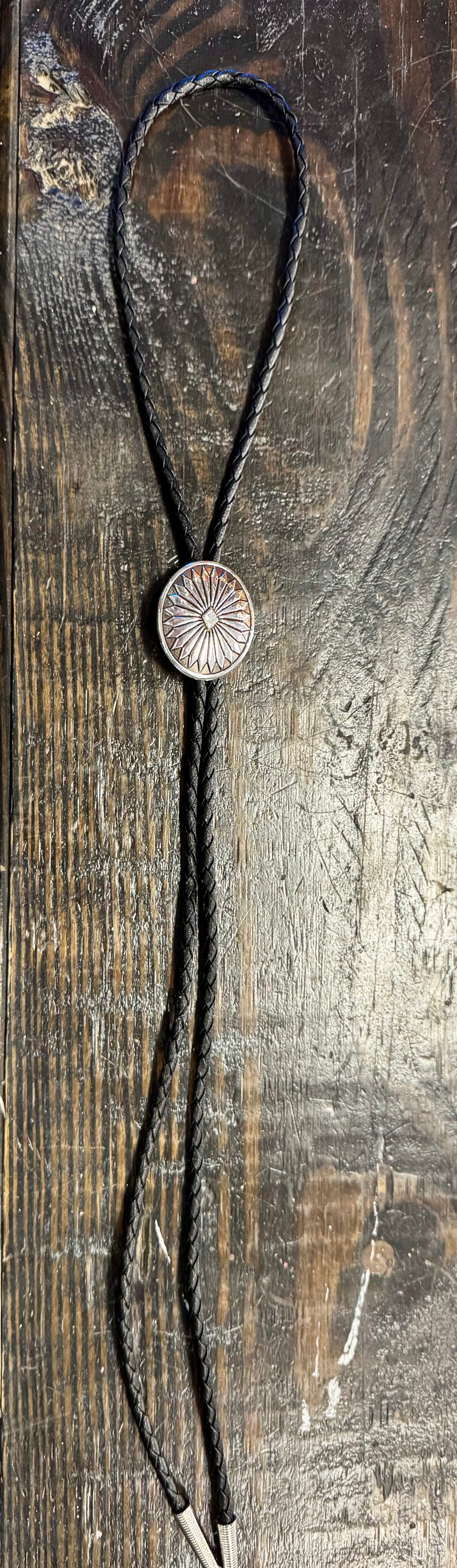 Bolo Silver Concho