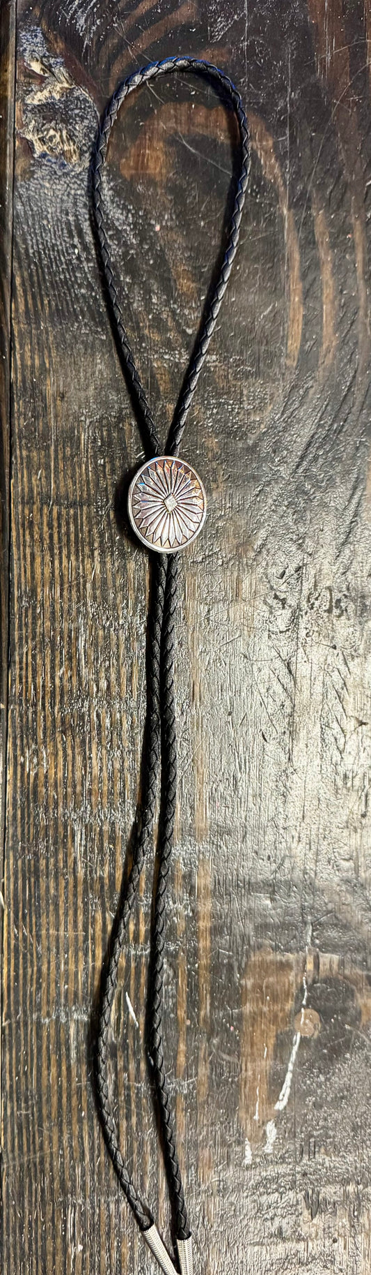 Bolo Silver Concho