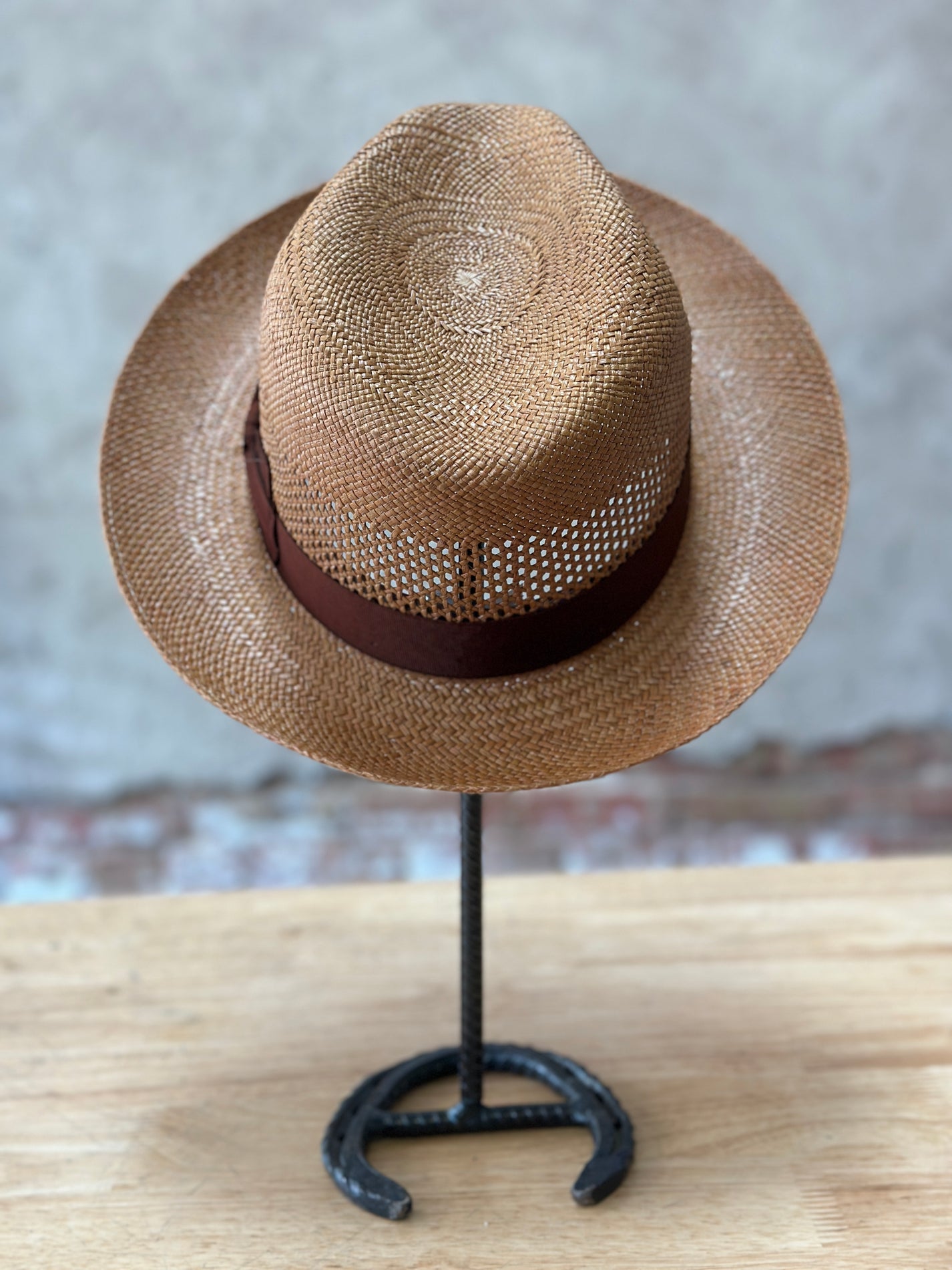 Stetson The Moor Panama Straw Fedora Hat with Box main image 1