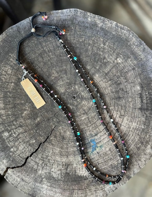 Peyote Bird Black Hatband
