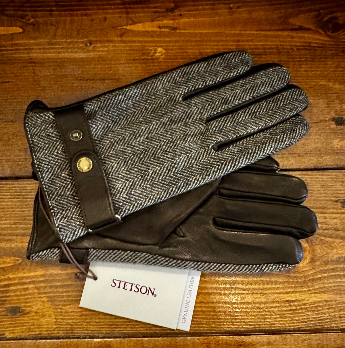 Stetson Goat Nappa Wool Gloves