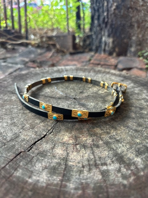 Rick Montano Turquoise 14K GP Turquoise Sterling Band