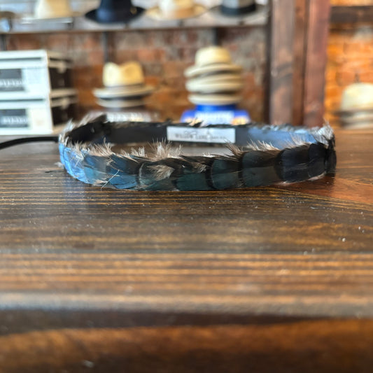 Feather Hat Band - Sable