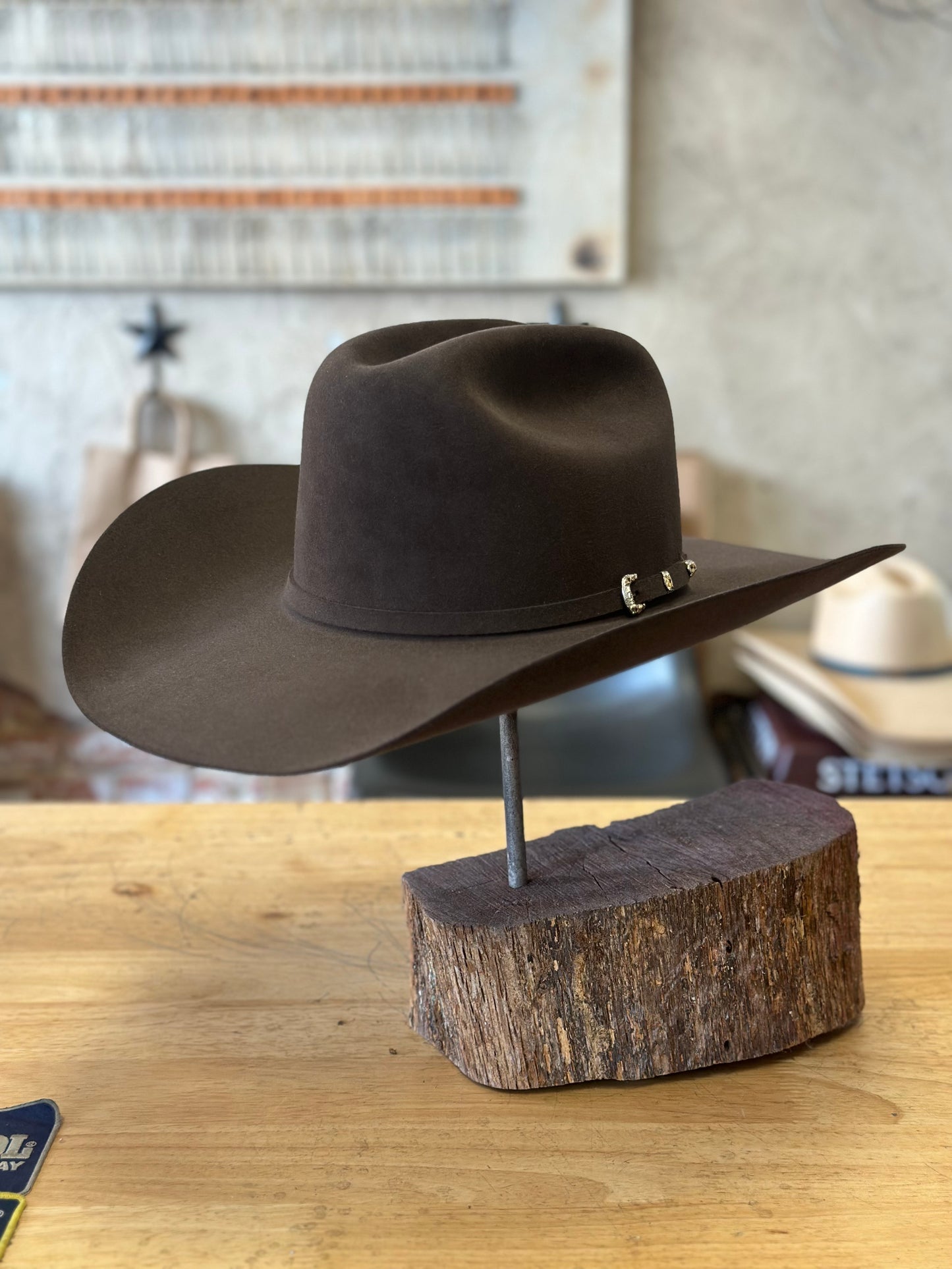 Stetson El Patron 30X Felt Cowboy Hat - 4 1/4" Brim