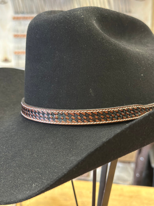 Tan Weaving Hat Band