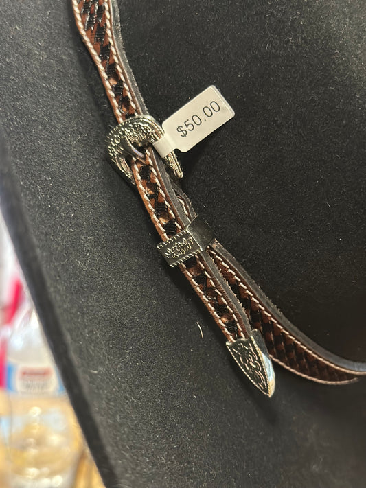 Tan Weaving Hat Band