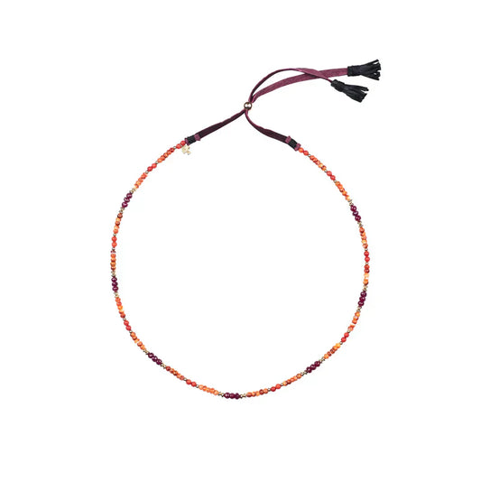Sandia Hatband (Spiny Oyster & Ruby)