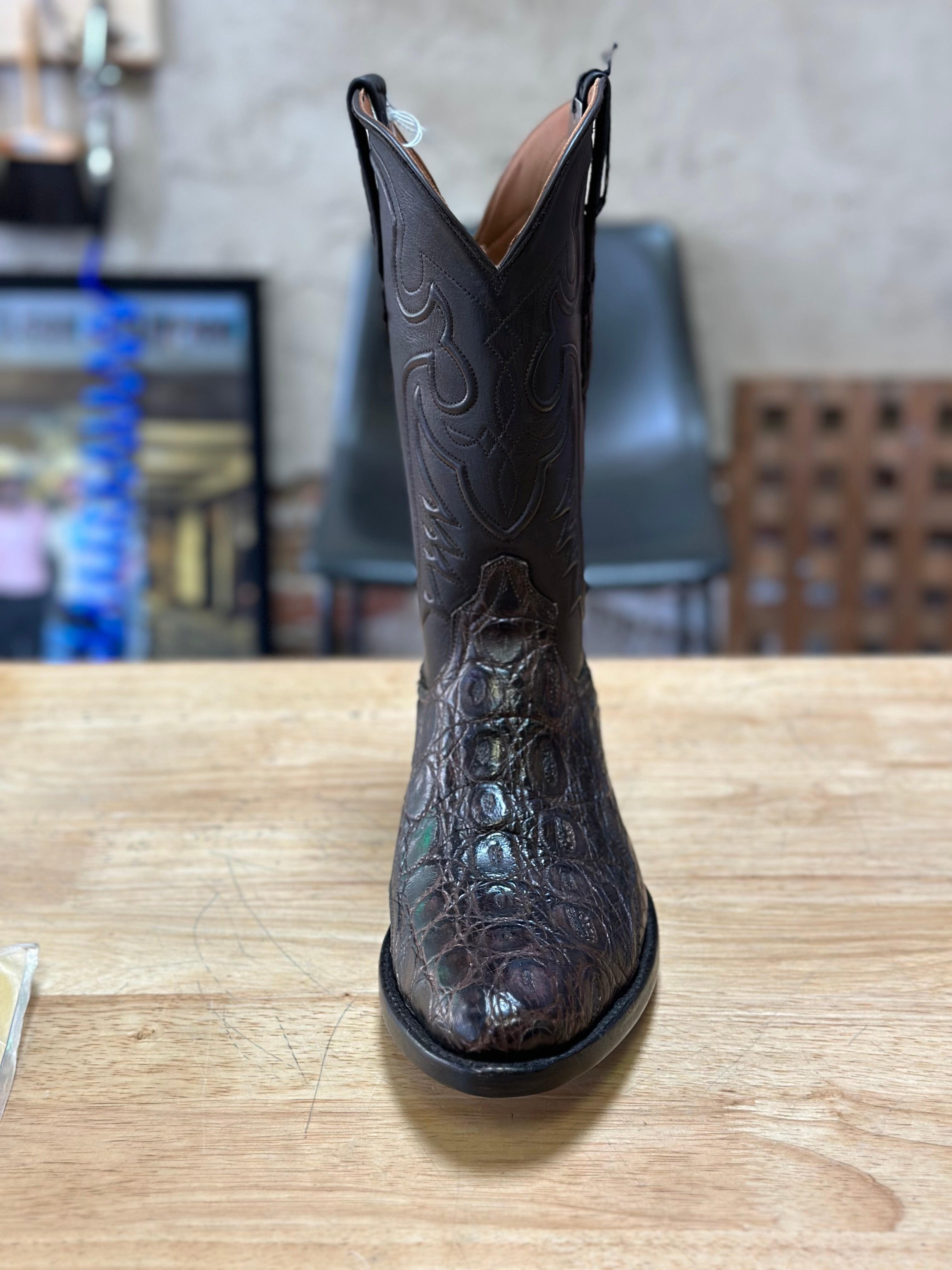 Chocolate shop caiman boots