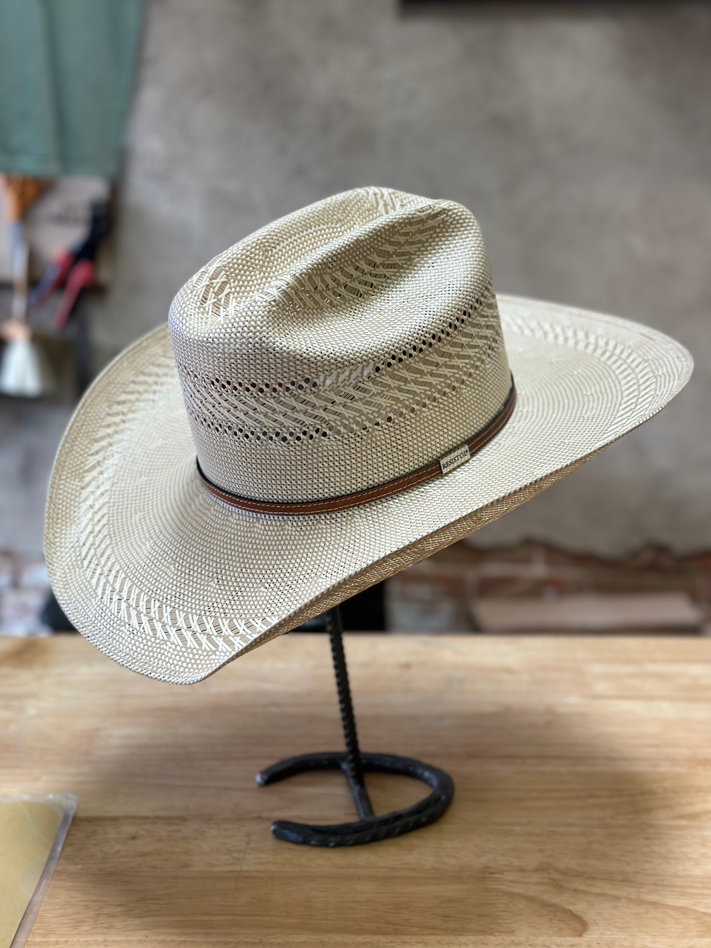 Resistol Open Range 50X Straw Cowboy Hat – McKinney Hat Company