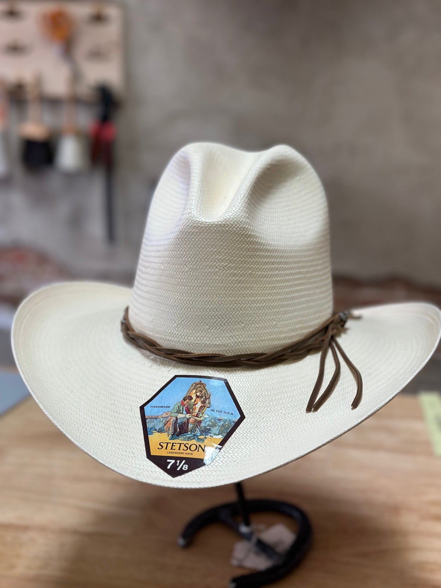 Stetson Straw Gus 10X Cowboy Hat