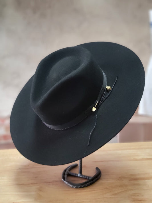 Stetson JW Marshall Wool Flat Brim Hat