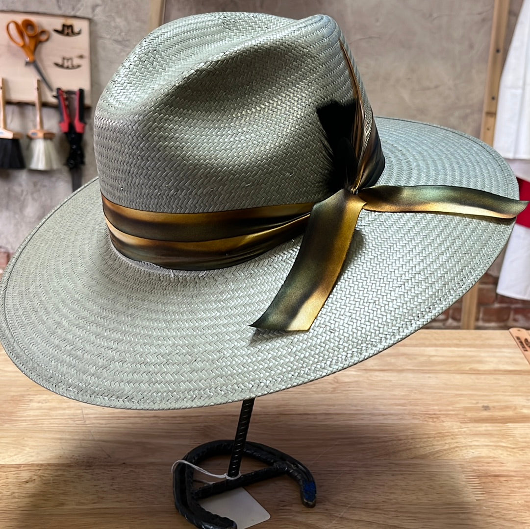 Stetson Caelus Wide Brim Straw Fedora