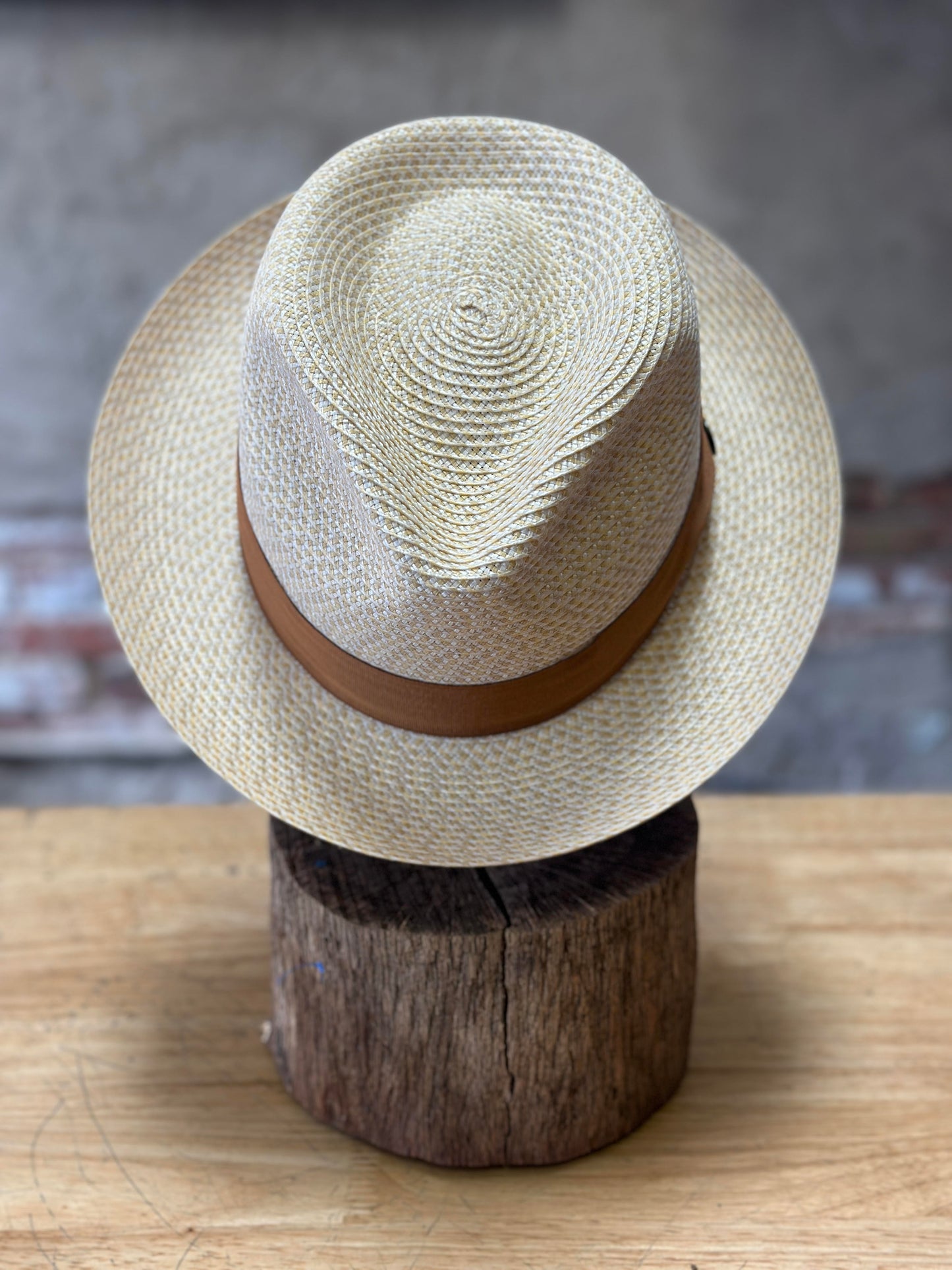 Stetson Whitehall Milan Straw Fedora Hat