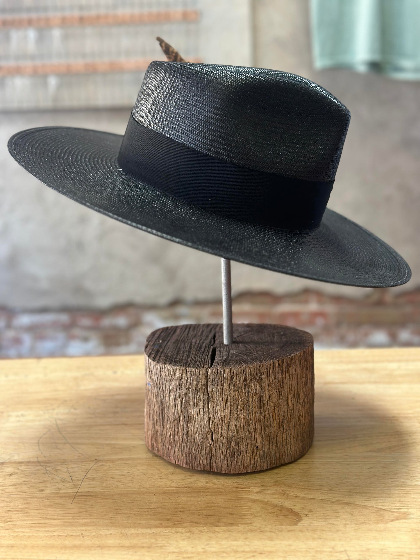 Stetson Atacama Straw Flat Brim Hat