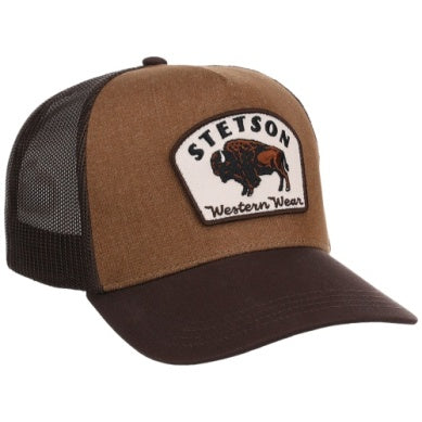 Stetson Bison Patch Trucker Cap