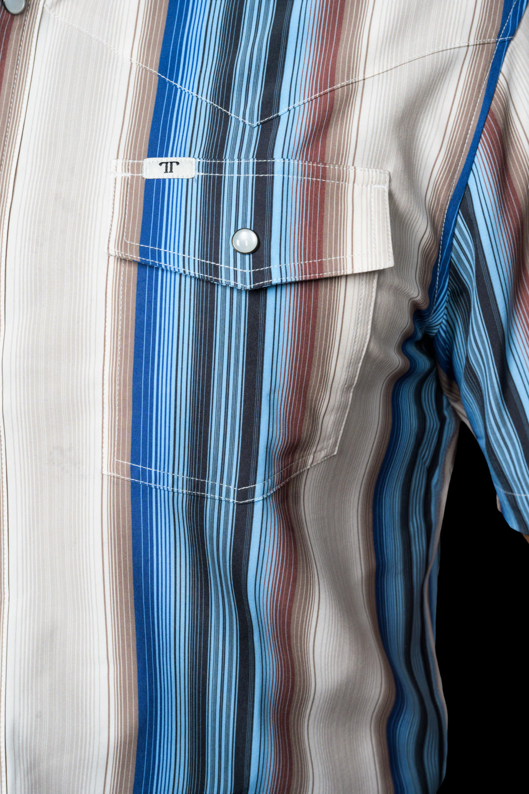 FERRELL BRAND - THE HARRISON IN CREAM - SHORT SLEEVE SNAP