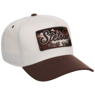 Stetson Cowhide Patch Ball Cap