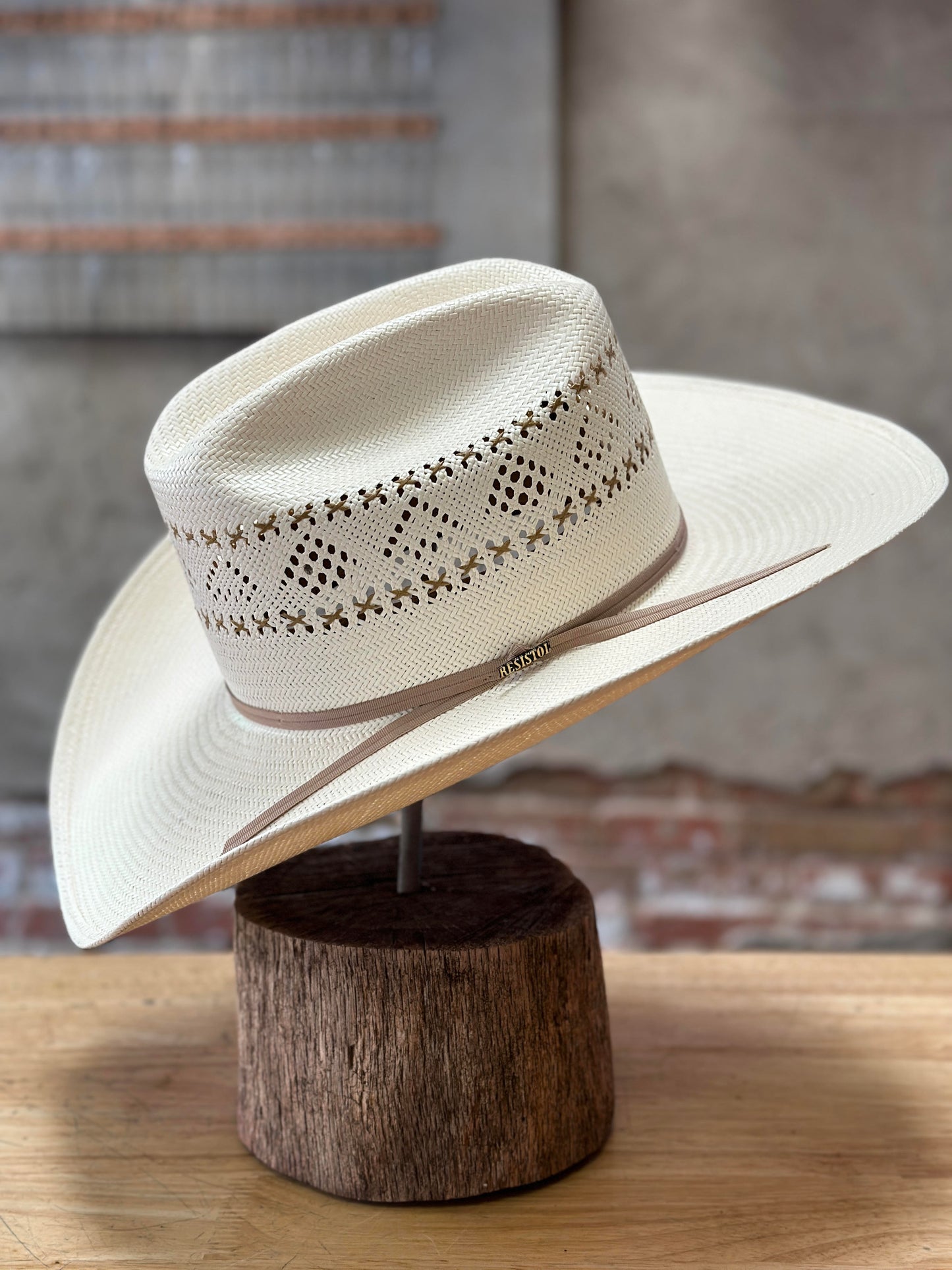 Resistol Black Ridge 20X Straw Cowboy Hat