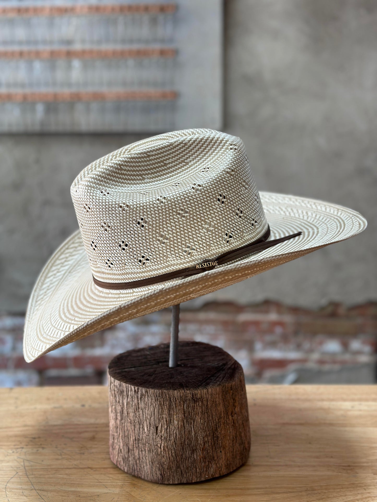 Resistol Conley 20X Straw Cowboy Hat - Natural/Tan