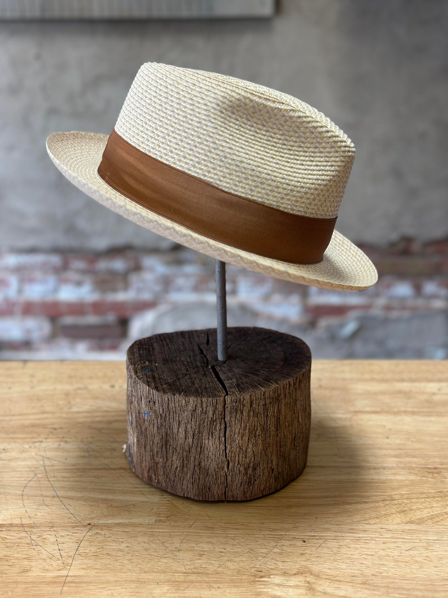 Stetson Whitehall Milan Straw Fedora Hat