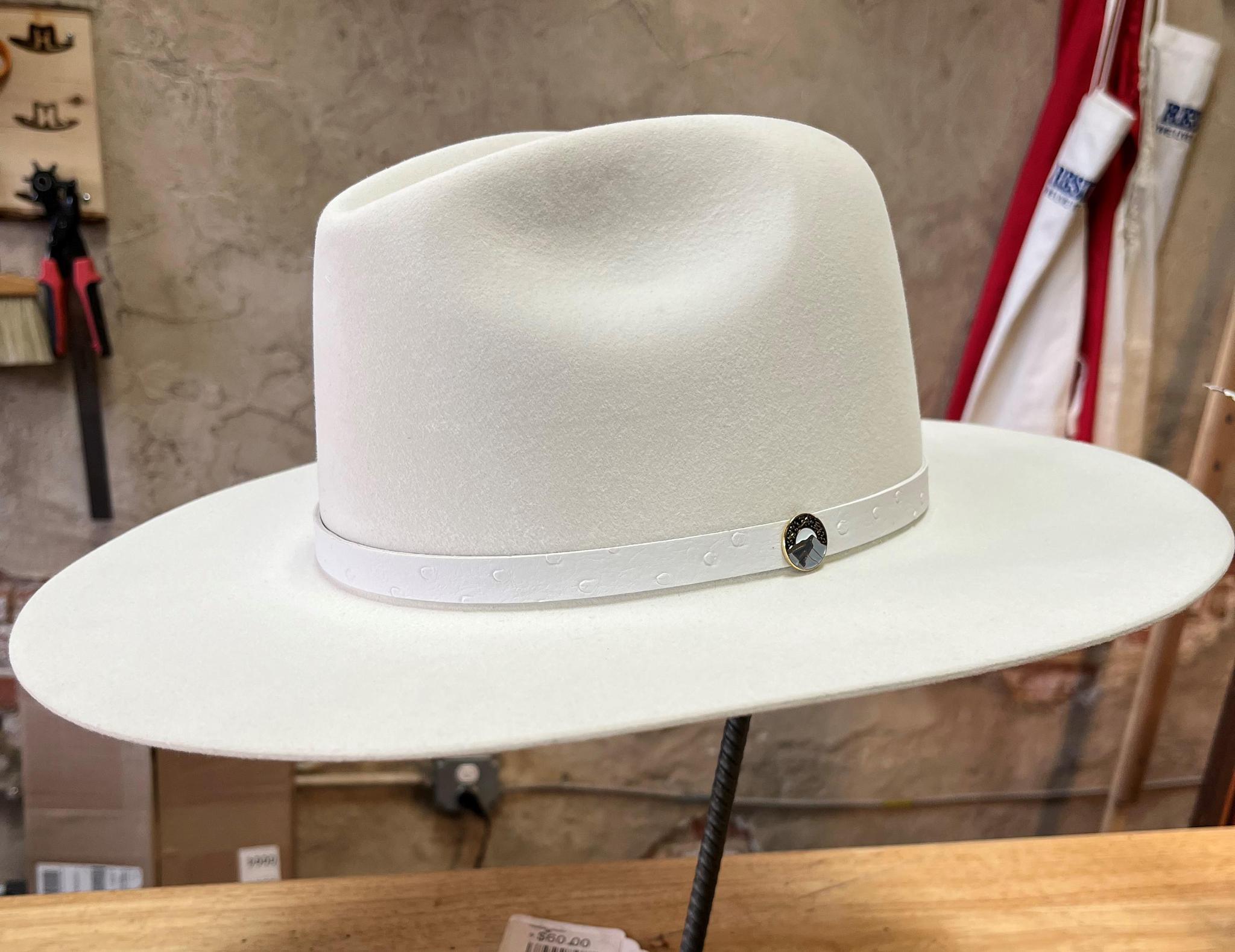 Stetson Luna Felt Flat Brim Hat – McKinney Hat Company