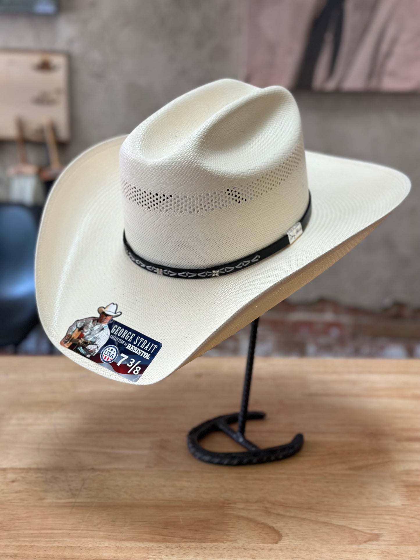 Resistol Edgefield 10X Straw Cowboy Hat