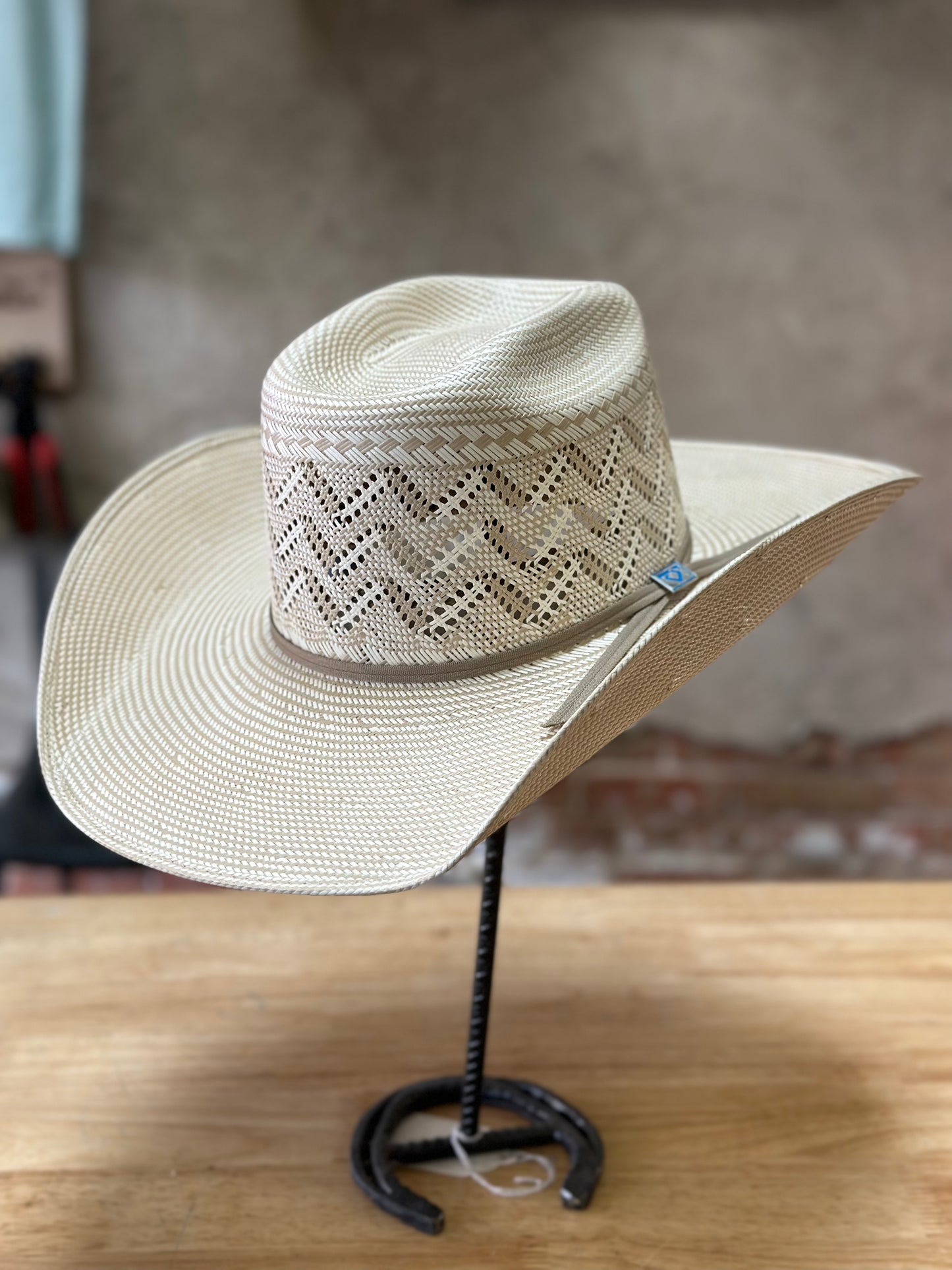 Resistol Dear Rodeo 10x Straw Cowboy Hat Natural/Tan / 6 3/4