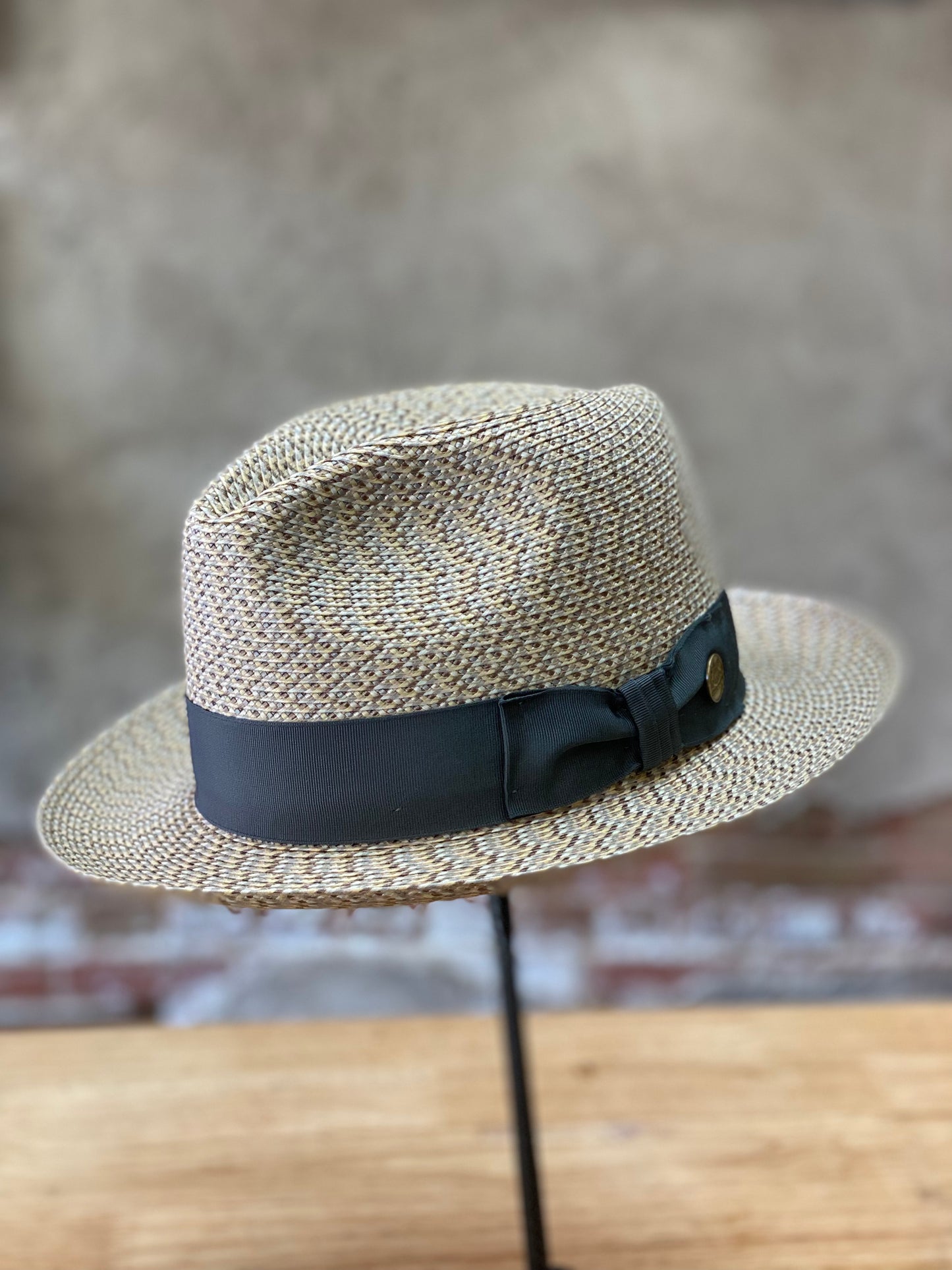 Stetson Emin Straw Fedora Hat