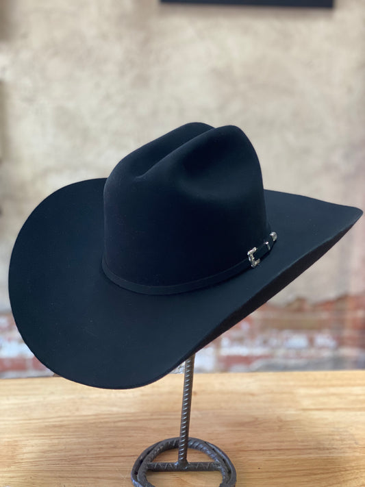AzTex Elko Modified Gambler Hat 10X: Bone, 7 3/4