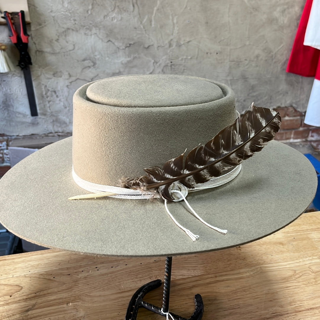 Stetson Batterson Wool Flat Brim Hat
