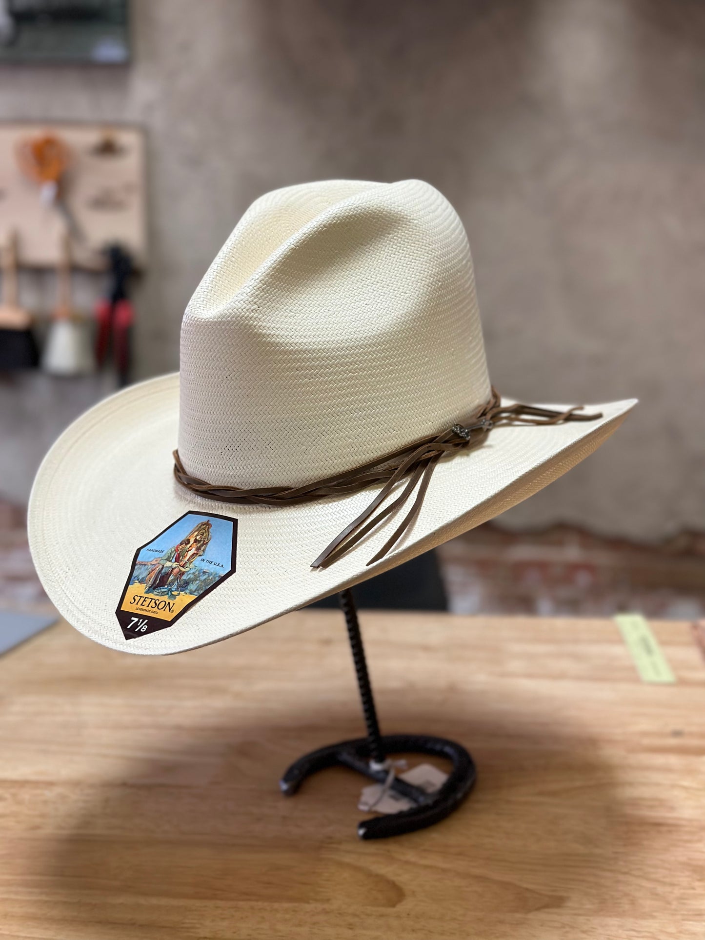 Stetson Straw Gus 10X Cowboy Hat