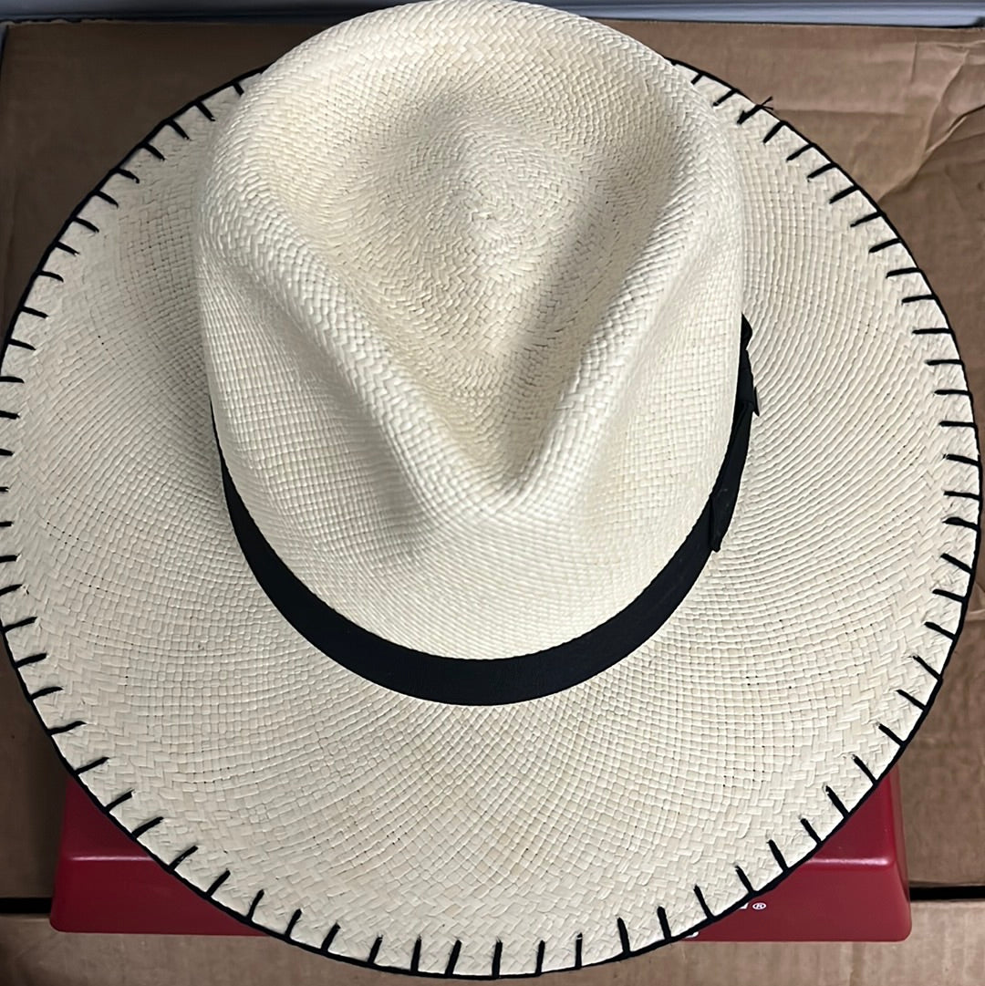 Stetson Little Palm Panama Straw Fedora Hat