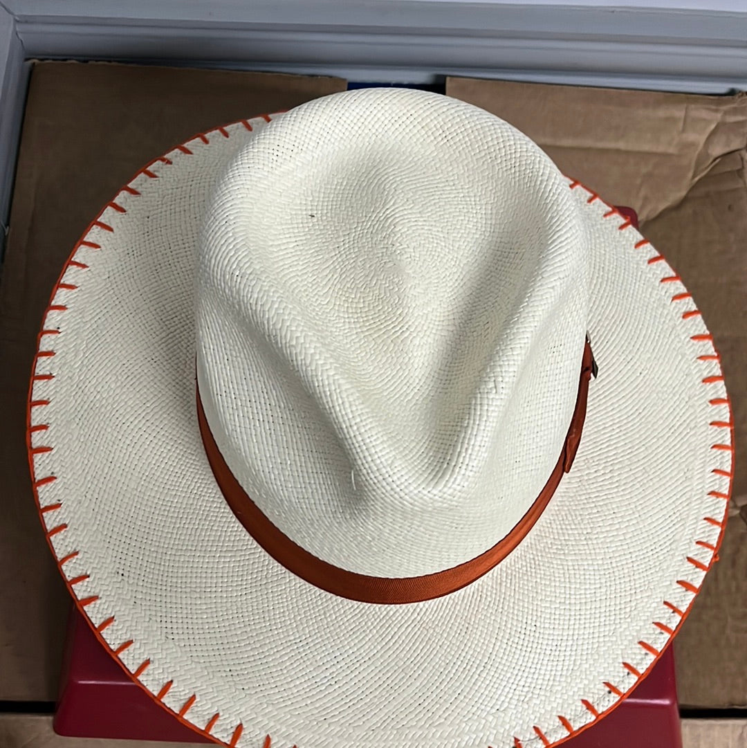 Stetson Little Palm Panama Straw Fedora Hat