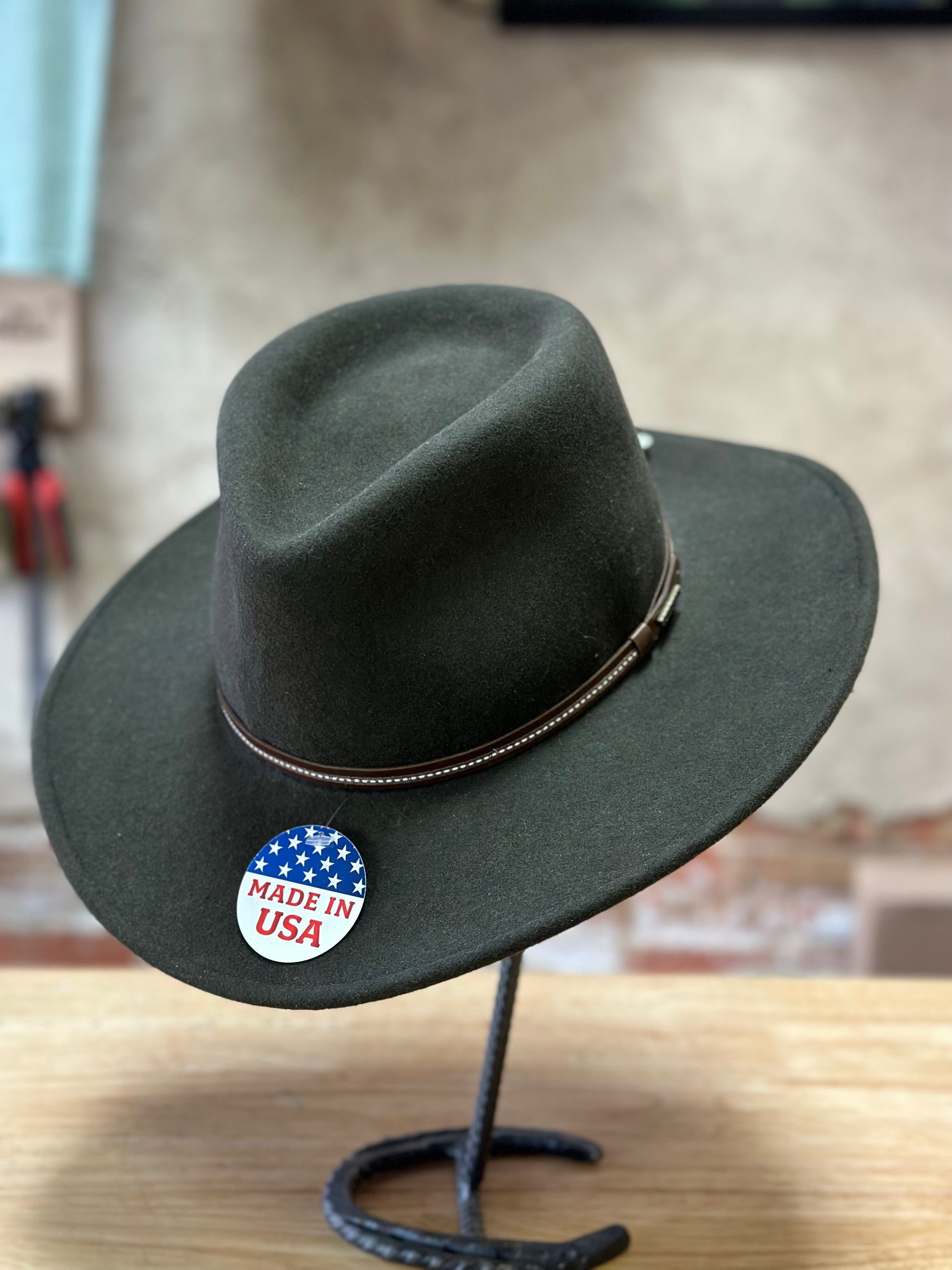 Stetson crushable hot sale wool felt hat