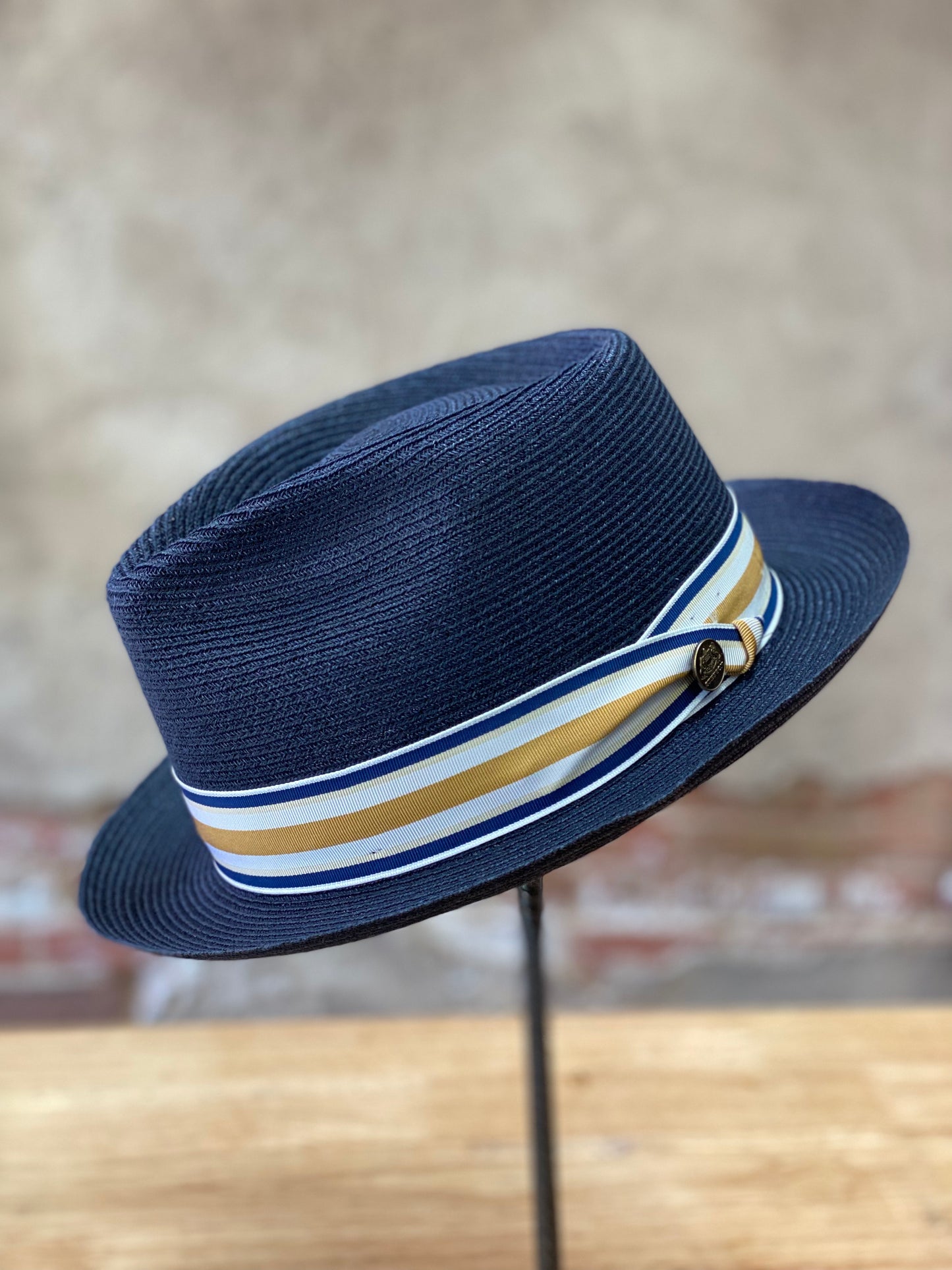 Stetson Luciano Hemp Fedora Hat