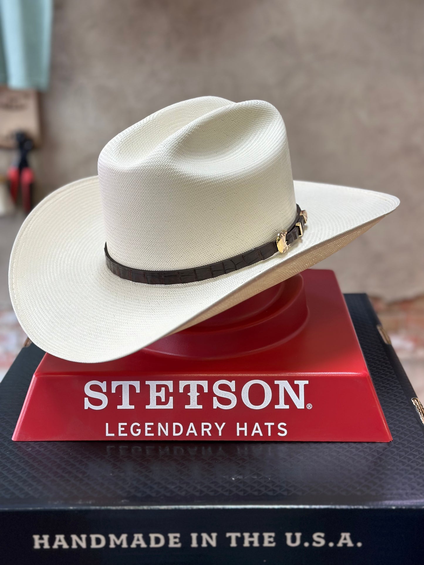 Stetson Evilla De Oro 1000X Straw Cowboy Hat