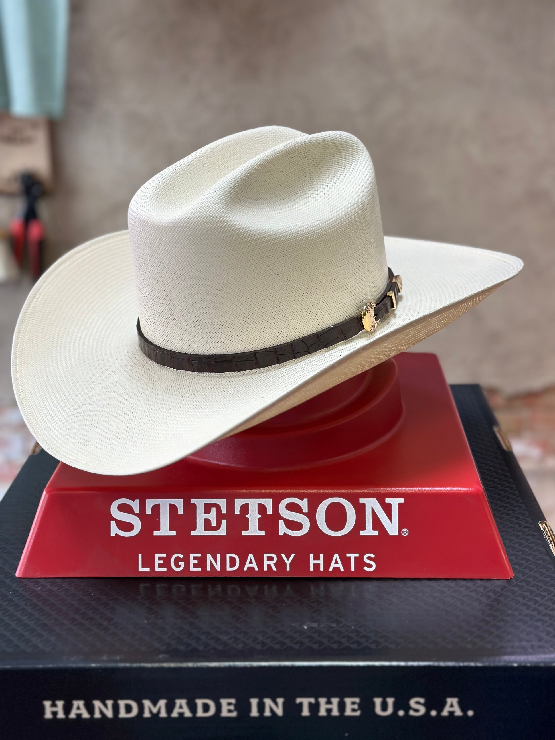 Stetson Evilla De Oro 1000X Straw Cowboy Hat McKinney Hat Company