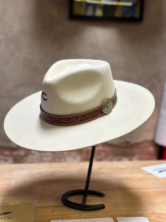 Charlie 1 Horse White Sands Flat Brim Hat