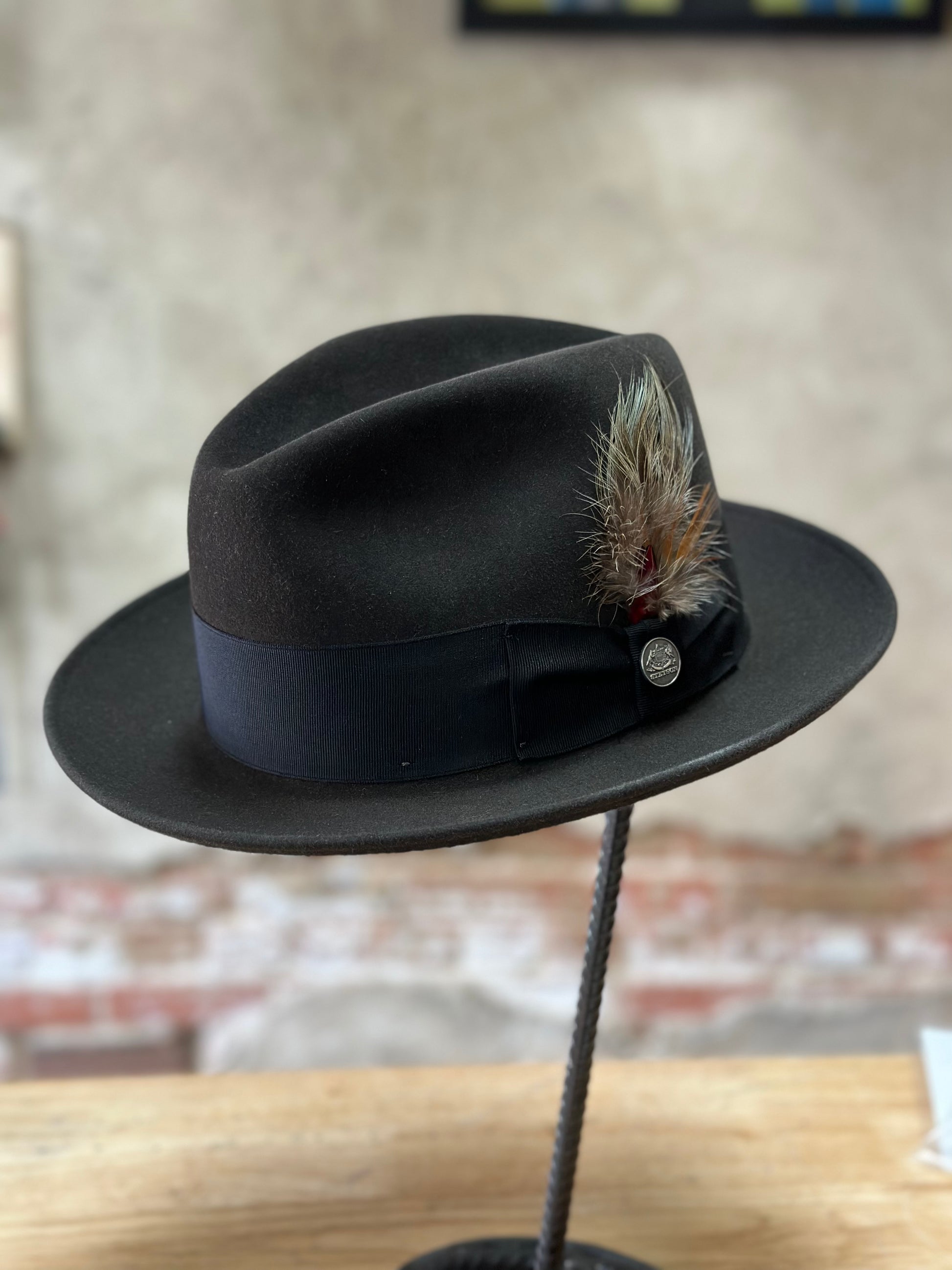 Stetson Saxon Felt Fedora McKinney Hat Company