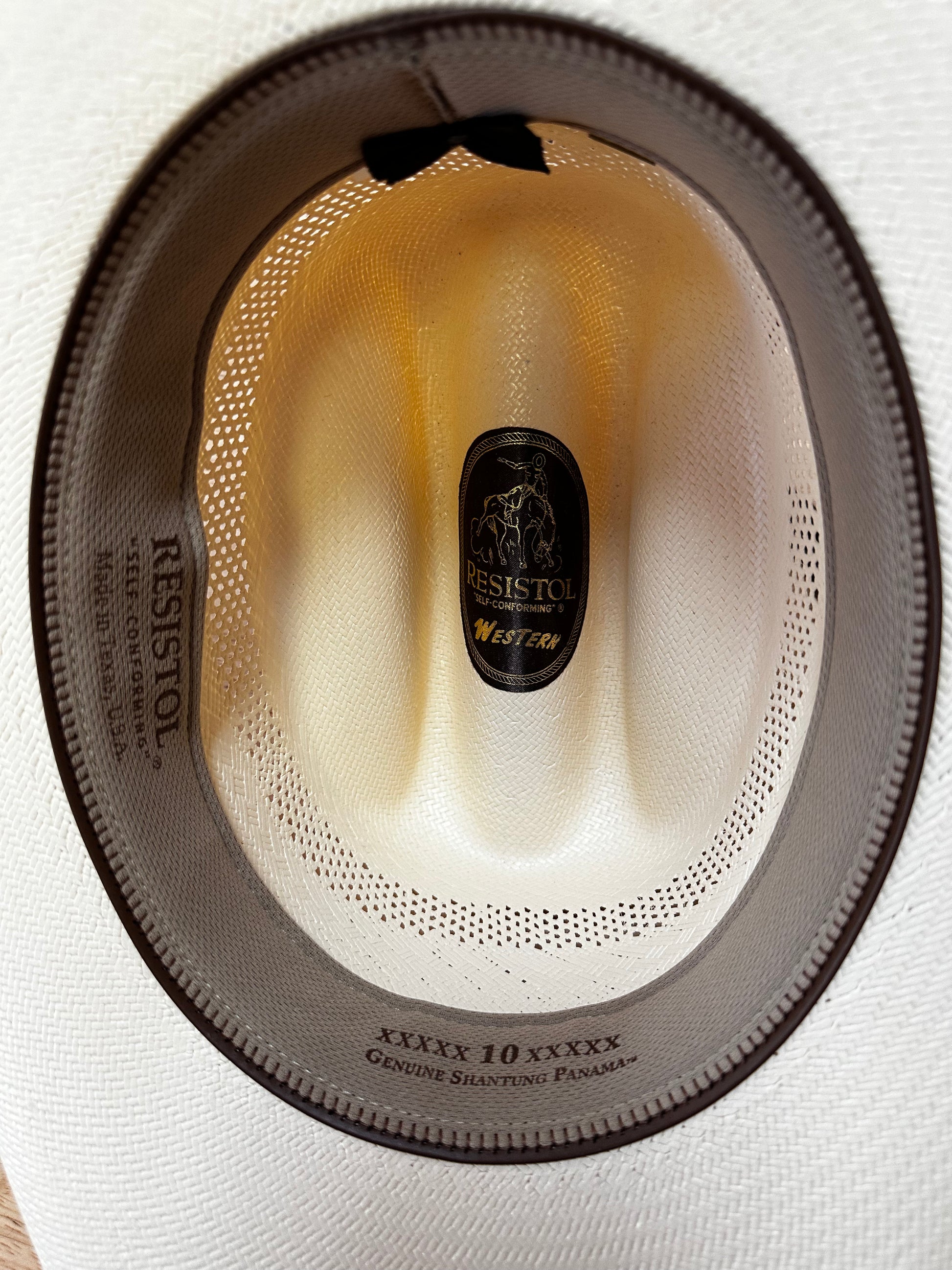 Resistol hats top self conforming